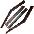 Tape-on Sun/Rain Guard Side Window Visor Deflectors Rain Guards for Mitsubishi Outlander 2022 2023 2024，Window deflectors