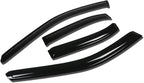 Rain Guards Tape-On Compatible with 1998-2001 Altima L30 4DR Window Visor Deflector