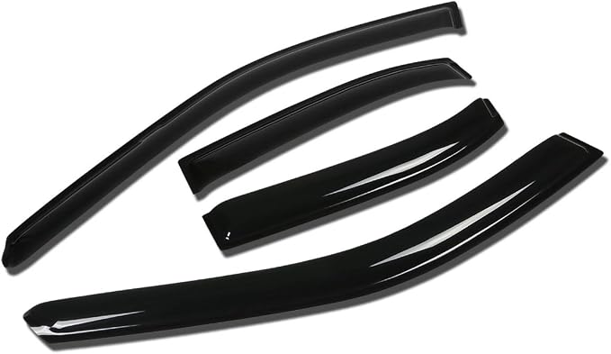 Rain Guards Tape-On Compatible with 1998-2001 Altima L30 4DR Window Visor Deflector