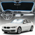 for BMW 3 Series 2013-2018 Sun Shade Windshield Cover - Custom Fit 3 Series Accessories 2013-2018 Sunshade Foldable UV Protection & Heat Shield Sun Visor Accessories