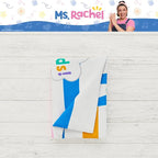 Ms. Rachel Kids Super Soft Cotton Bath/Pool/Beach Towel, 58 in x 28 in, (Officially Licensed Product) By