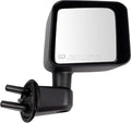 Passenger Side Mirror Assembly Electric Adjustment Heated No Memory Textured Compatible with 2014 Jeep Wrangler CH1321372