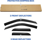 Window Visors Rain Guards for 2009-2018 Dodge Ram 1500 Quad Cab, Out-Channel Window Vent Wind Deflectors Visors Shades for 2019-2023 Ram 1500 Extended Cab Classic Model