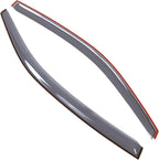 Car Window Rain Guard | Outside Mount Visors Auto Side Window Deflectors | Windows Visor Rain Shields Compatible with 2000-2006 Chevrolet Monte Carlo | 2 Pcs Set, LGWV2-079, Light Tinted