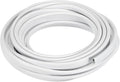 U Channel Edge Trim, 16.4ft Length Rubber Guard Seal Strip Edge Protector Fit for 1-2.5mm Edge, (15/64" W x 25/64" H) White