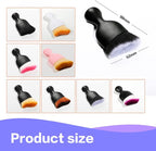 Car Interior Detailing Brush,Soft Bristle Cleaning Brush Car Detailing Brush Dusting Brush,Car Interior Cleaning Tool,Auto Detail Brush Car Dash Duster Brush (Black&Pink)