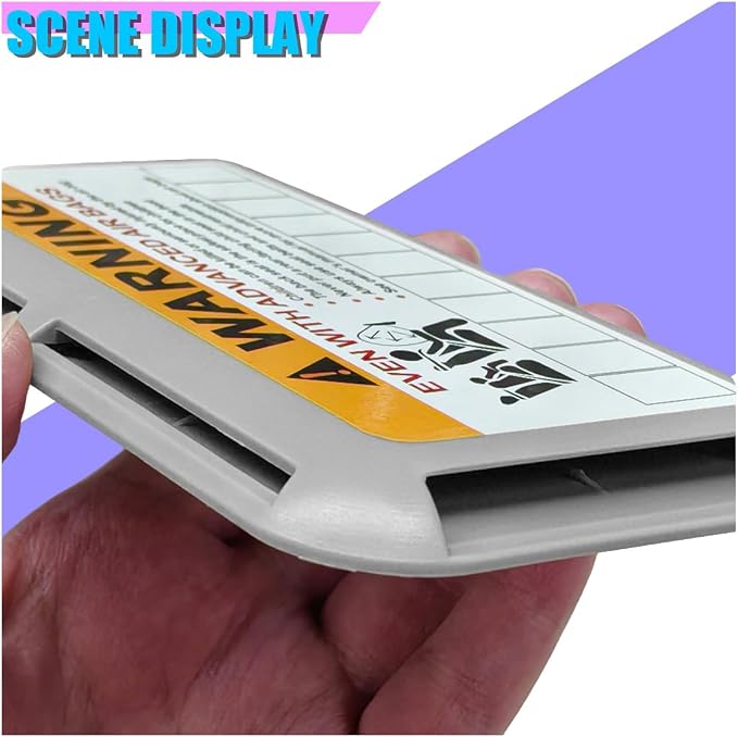 Car Sun Visor Organizer, Car Registration Holder with Parking Number Sticker, Self-Adhesive Card Pocket Storage Organizer to Keep Things Tidy (Gray)