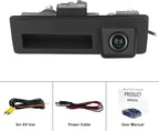 170° Car Handle Backup Camera HD Waterproof Rear View Camera Night Vision Reverse Parking Assistance for Audi A3 S3 S5 A4L A6L Q3 Q5 Q7 for VW Tiguan Passat Touareg Lavida Sagitar