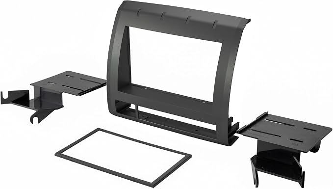 TA2053BKB Compatible with 2005-2011 Toyota Tacoma Double Din Dash Kit (Black)