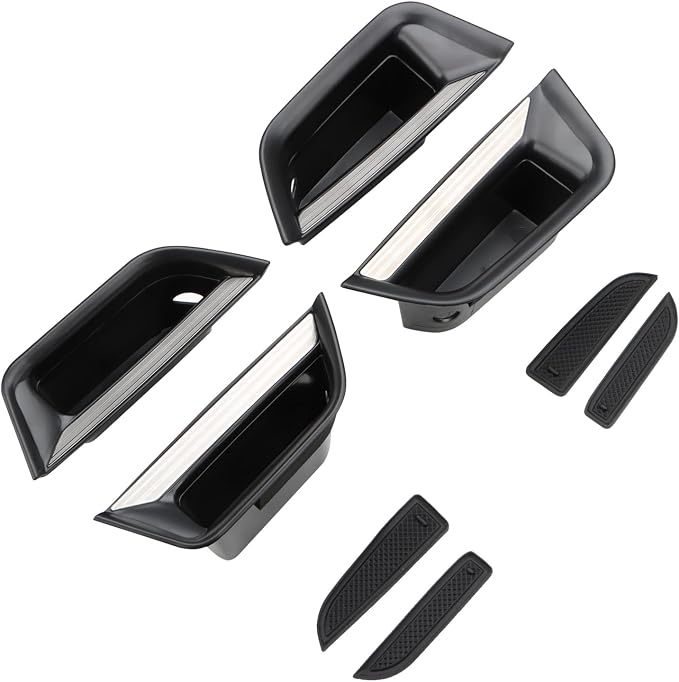 Car Door Tray Organizer Compatible for Cadillac XT5 2025 2024 2023 2022 2021-2017 Accessories Interior Car Door Handle Insert Pocket Storage Box