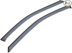 Outside Mount Window Vent Visors Rain Guards Compatible with Ford F-450 Regular Cab 1999-2016 | Side Window Wind Deflectors Rain Shields | Light Grey, 2 Pcs Set, LGWV-170-3