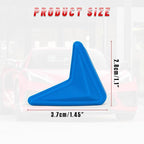 Car Door Edge Guards,Car Door Corner Protector Pads Compatible with Corvette C8 Stingray Z06 Z51 2020 2021 2022 2023 2024,Door Middle Protrusion,V-Shaped Anti-Collision (Blue)