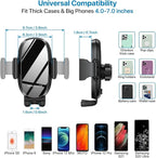 Cup Phone Holder for Car, [Upgraded Version] Adjustable Long Neck Car Cup Holder Phone Mount Cradle Friendly Compatible with iPhone Samsung Google and All Smartphones, Red
