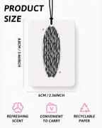 Black Coastal Summer Car Air Freshener 4 Pcs Coconut Scented, Ocean Surfboard Palm Tree Beach Car Accessories Mirror Decor for Women, Beachy Hanging Air Freshener for Cars Closet Drawer Books
