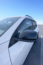 2025 2026 Tape-On Rain Guards for Chevrolet Chevy Equinox Side Window Visor Deflectors Extra Thick Shade LT RS ACTIV EV