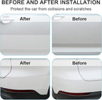 Car Door Edge Guards, 4In x 33Ft Door Sill Guard Protector, Anti-Scratch Adhesive Tape, Automotive Anti-Collision Strip for Car Door Edge/Front and Rear Bumper/Door Sill Protector
