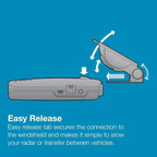 Original StickyCup Silicone Suction Windshield Mount for Compatible Radar Detectors: Passport MAX, Passport MAX II