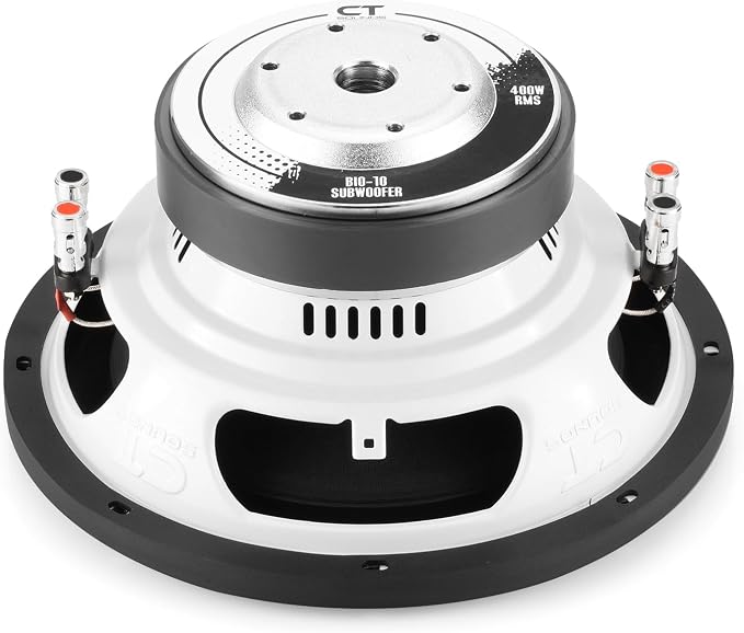 CT Sounds Bio 10” 800-Watt Dual 4-Ohm Car Subwoofer