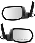 2 Piece Driver and Passenger Side Mirror Assembly Set Electric Adjustment Non-Heated No Memory Textured Compatible with 2012-2016 Honda CR-V HO1320270 HO1321270