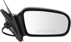 Passenger Side Mirror Manual Folding Electric Adjustment Non-Heated Textured Compatible with 1995-2005 Chevrolet Cavalier 1995-2005 Pontiac Sunfire