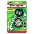 2020-A Tire Gauge, Dual Head, Dial Gauge with Hose, Tire Sensor Safe, 10-160 psi