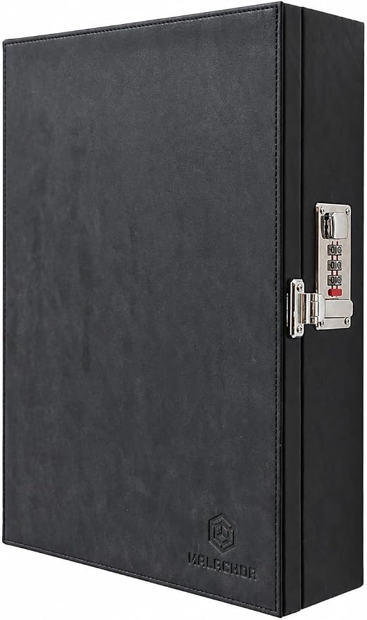 Faraday Key Box, Combination Lock, Signal Blocking, Wall Mount Black | Protects key fobs from relay attacks