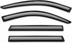 2020-2025 Tape-on Rain Guards for Kia Telluride Side Window Deflector Visors LX S EX SX X-Line X-pro Prestige Durable Tinted Vent Shade 2021 2022 2023 2024