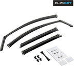 in-Channel Incredibly Durable Rain Guards for Ford Edge 2015-2024, Original Window Deflectors, Vent Window Visors, Vent Deflector, 4 pcs. - 615076