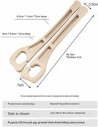 Car Seat Gap Filler Organizer Universal Fit Car SUV Truck Console Side Plug Strip Stopping Phone Key from Falling, Pack of 2 (Beige)