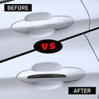 4Pcs Universal Car Door Edge Guards，Silicone Car Bumper Body Protector Trim Guard Auto Rearview Mirror Anti Collision Protector(Black)