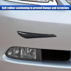 Craedli 2PCS Car Door Edge Guards, Anti-Scratch Car Door Protector, Universal Self-Adhesive Auto Side Door Anti-Collision Trim Strips, Exterior Rearview Bumper Protective Sticker for Cars(CarbonFiber)