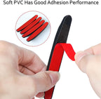 4 Pcs Car Door Edge Guards Car Side Door Protector Suitable for Various Car Pads Door Shock Absorbers-White