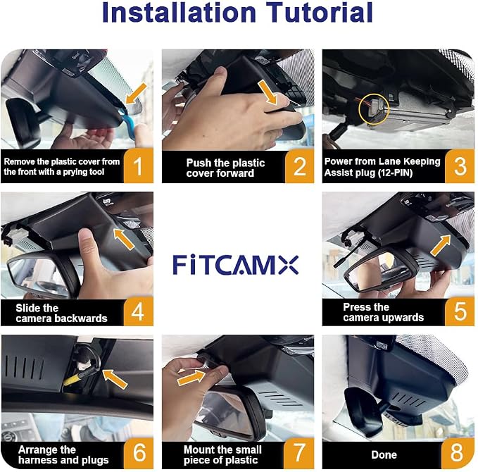 Front 4K+Rear 1080P Dash Cam Adapts for Hyundai Ioniq 5 2025-2026 (7 Vents/HD2-Ni000) & 2025 Ioniq 5 N, OEM Look, Dual HD Video, WiFi & APP, Loop Recording, G-Sensor, Easy to Set, 128GB Card