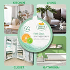 Odor Absorbing Solid Air Freshener, Fresh Citrus, 8-Ounce, (Pack of 3)