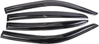 Durable Window rain Guards for 2011-2021 Dodge Charger, Original Tape-on Window Visors, Window Deflector for Cars, Dark Smoke, 4 PCS, WV94313