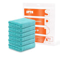Microfiber Drying Towel Car Wash Drying Towel, 6 Pack Super Plush Edgeless Car Wash Towels for Auto Detailing, 16.1x17.7 in, 420GSM, Teal Blue-MT039