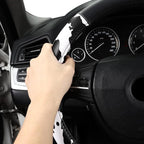 Cow Print Steering Wheel Cover, Universal 15 Inch Cute Steering Wheel Cover for Women, Breathable Anti-Slip Car Steering Wheel Protector, Fashion Auto Interior Accessories for Cars, SUVs & Trucks