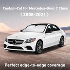 Windshield Sunshade Compatible for Mercedes Benz C Class 2008-2019 2020 2021, W205 C250 C300 C400 Sun Visor for Front Windshield & Window Sun Shade Cover, UV Heat Protector, Car Accessories