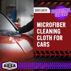 AIDEA Microfiber Cleaning Cloth Grey, 400PK, Microfiber Towels for Cars, Shop Towels Cleaning Rags, Premium Wash Cloths, Absorbent Towel for SUVs, House, Kitchen, Commercial, Cleaning Supplies 12×12"