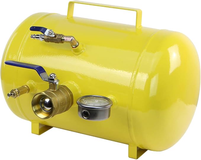 Air Bead Seater 5-Gallon Tire Seating Blaster Inflator ATV Truck Car Tank Tractor 5 Gallon Capacity Car Truck 145 PSI, 85-116 PSI Operating Pressure
