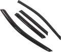 WD2-347 Dark Smoke 4 Pcs Set Window Visor (Outside Mount) Deflector Rain Guard Compatible with 2003-2007 Nissan Murano