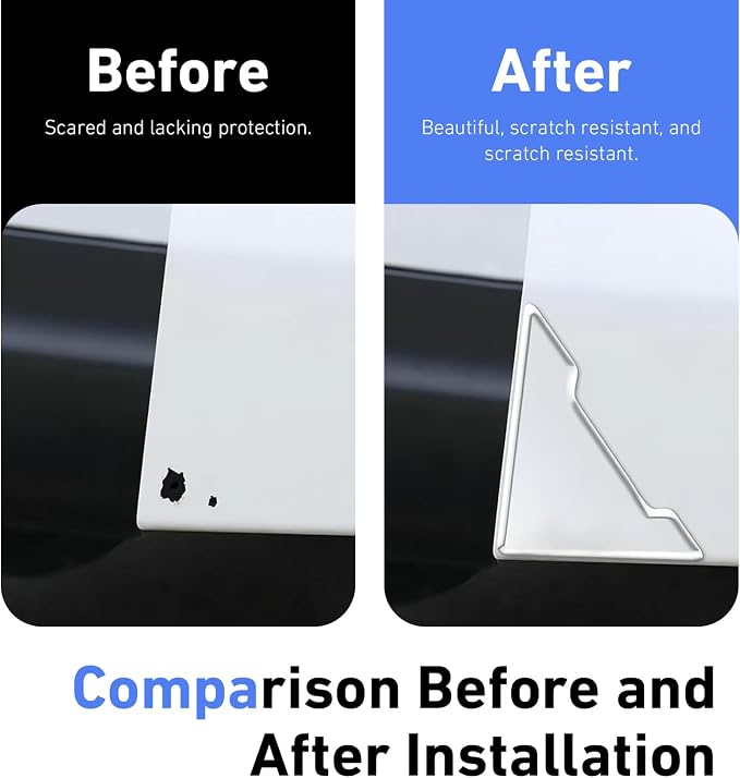 12 PCS Car Door Handle Protector, Anti-scratch Car Door Edge Corner Guards, Multipurpose Anti-collision Auto Paint Protection Trim Decal, Universal Exterior Sccessories (Transparent)