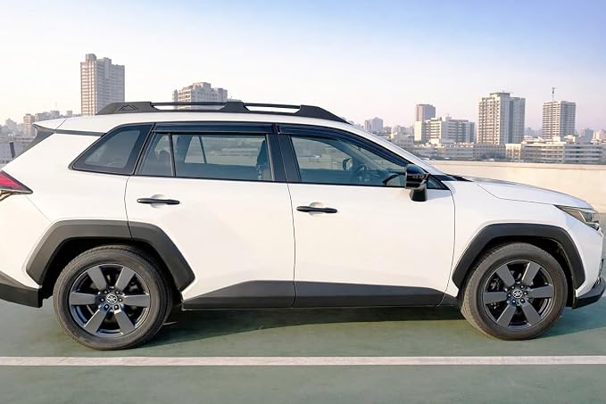 2026 2027 Tape-On Rain Guards Side Window Deflector Visors for Toyota Rav4 LE SE XSE XLE Premium Limited, Extreme Durable RAV 4 Vent Shade