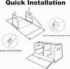 Trunk Organizers for Car,Car Organizers and Storage for SUV,Magnetic Lid with Collapsible Storage, Large Capacity for SUV, Truck, MPV (M-15.8×13×12.5 IN)