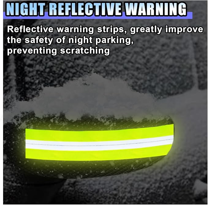 Car Windshield Ice Snow Cover with Magnetic Edges, Heavy Duty Oxford Fabric Windscreen Protector Cover with Side Mirror Covers, Winter Waterproof Frost Cover for Car Truck SUV RV (Green)