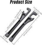 Car Seat Gap Filler 2 Pack, Universal Car Seat Gap Filler Organizer Anti-Drop with Storage, for Auto SUV Truck Interior Accessories, Black
