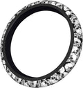 Halloween Skull Steering Wheel Cover, Anti-Slip Skeleton 15 Inches Car Steering Wheel Cover for Women Men, Neoprene Floral Car Accessories Protective Case for Vehicle Truck SUV