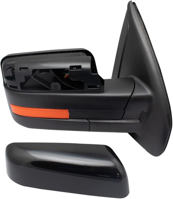 Passenger Side Power Heated Mirror Manual Folding Memory Paint to Match Compatible with 2009-2014 Ford F-150 FO1321354 FO1321405