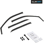 in-Channel Incredibly Durable Rain Guards for Dodge Ram 1500 Classic 2019-2024 Crew Cab, Original Window Deflectors, Vent Window Visors, Vent Deflector, 4 pcs. - 619438