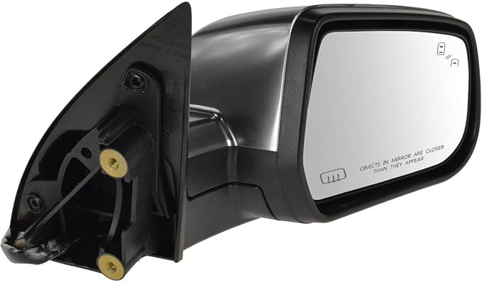 Passenger Side Mirror Assembly Electric Adjustment Heated Memory Chrome Compatible with 2013-2017 GMC Terrain Denali GM1321454